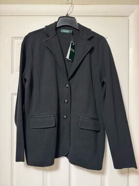 Ralph Lauren Black Women's Tailored Blazer Jacket